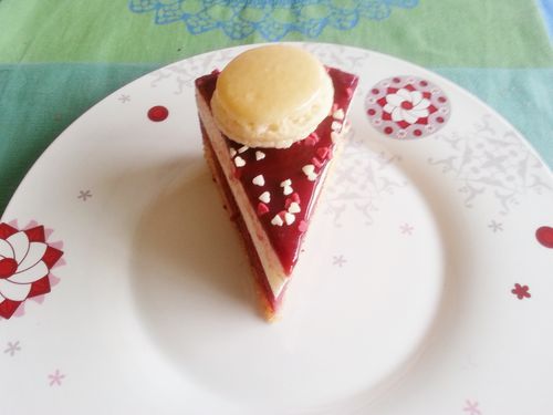 entremets tourbillon merveilles (framboises vanille)