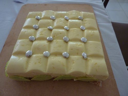 entremets vanille citron vert