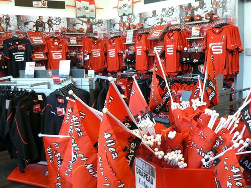 La boutique best sale du stade rennais