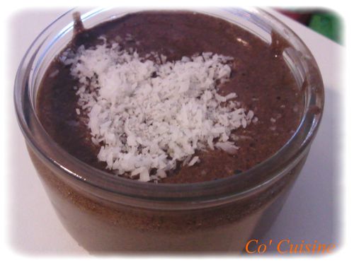 mousse au chocolat et noix de coco (4)