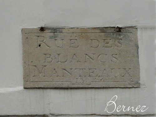 Rue des Blanc Manteaux angle Guillemite 75004 Paris Blog