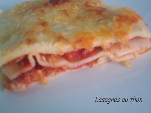 Lasagnes au thon 2