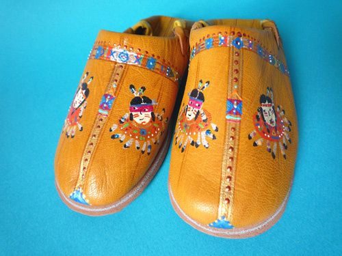 cuir peint indien copie