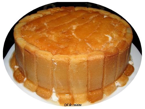 charlotte à la poire et au chocolat