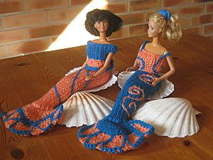 BARBIE-sirène tricot barbie