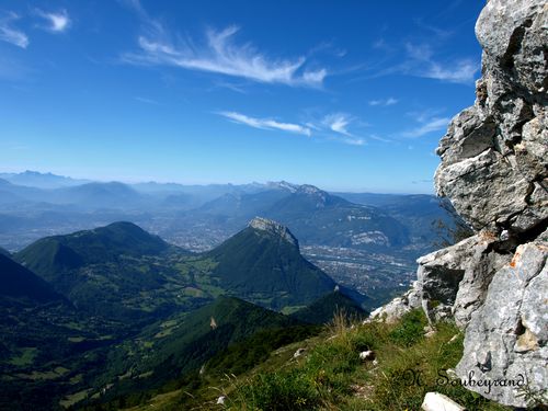 Grenoble depuis la Pinéa