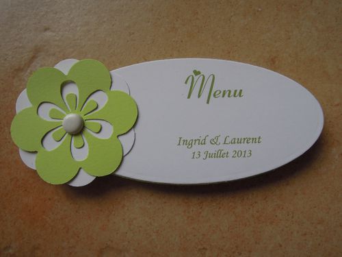 132 - Menu Mariage