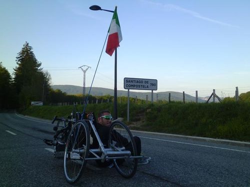 Pietro Scidurlo e il suo Cammino sino a Santiago de Compostela su handibike: freewheeling verso Santiago ed oltre