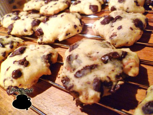 Cookies choco amandes miel