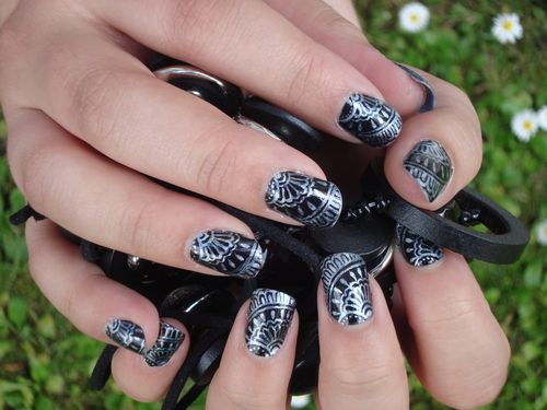 Nail art Dentelle 1