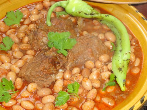 Tajine Loubya Hamra Belham Cassoulet D Haricot Borlotti Plat Alg Rien