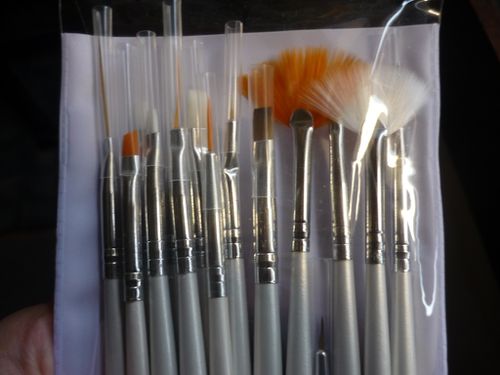 Pinceaux nail art brushes