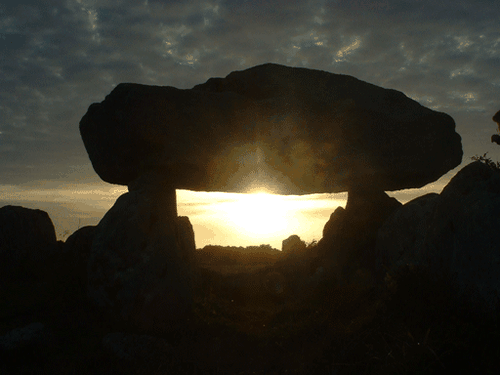 Feu dolmen