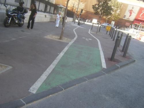 mini-piste cyclable