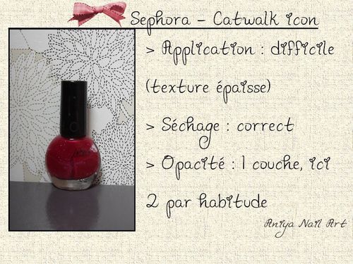 Sephora - Catwalk icon