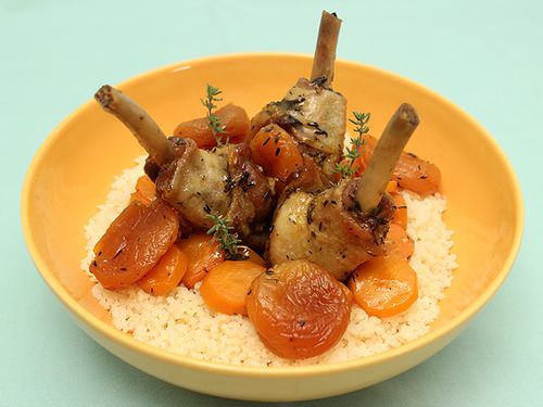 Manchons de Canard en Cocotte aux Abricots Miel et Thym Manchons de Canard en Cocotte aux Abricots Miel et Thym