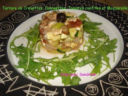 Tartare de Crevettes, Courgettes, Tomates confites-copie-5
