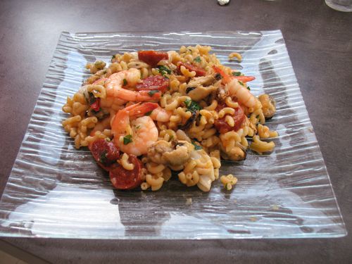 Paella de coquillettes 1, cécile