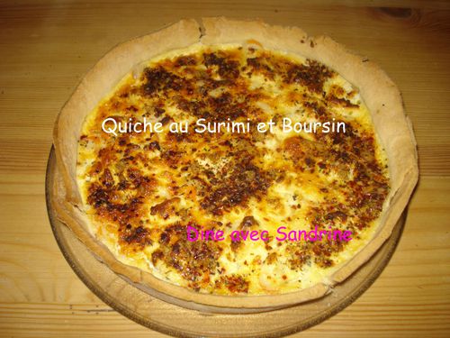 Quiche au Surimi et Boursin 6