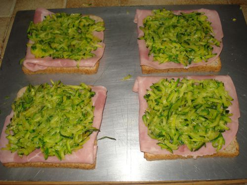 Croque Jambon Courgette Livarot 3