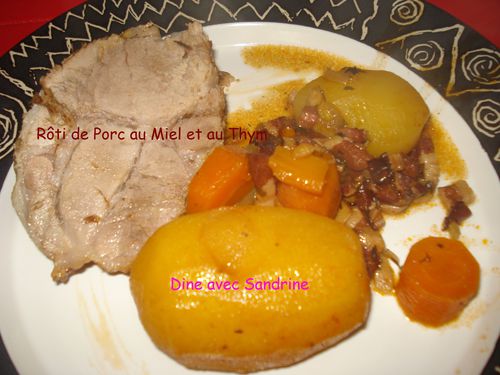 Rôti de Porc au Miel et au Thym 5