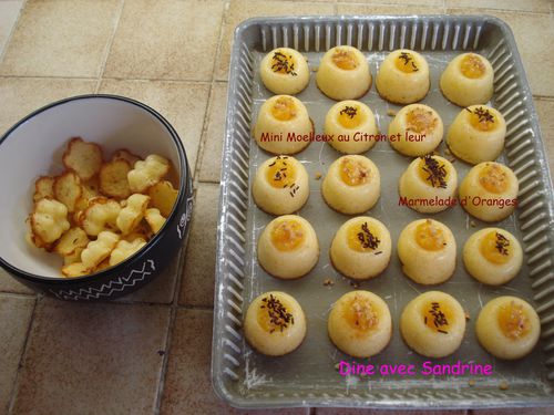 Mini moelleux au citron et marmelade d'oranges 8