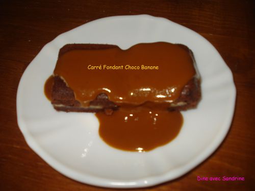 Carré fondant choco-banane 9