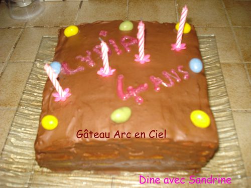 Gâteau Arc en Ciel 11