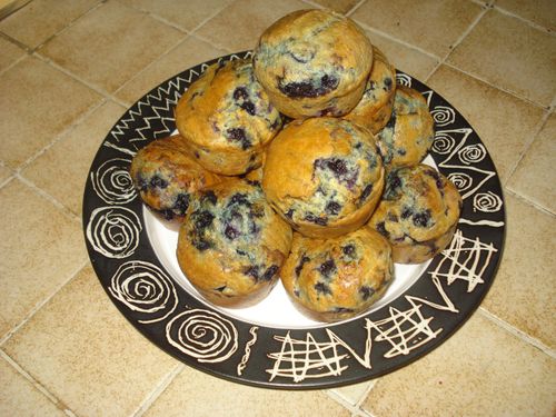 Muffins aux myrtilles 6