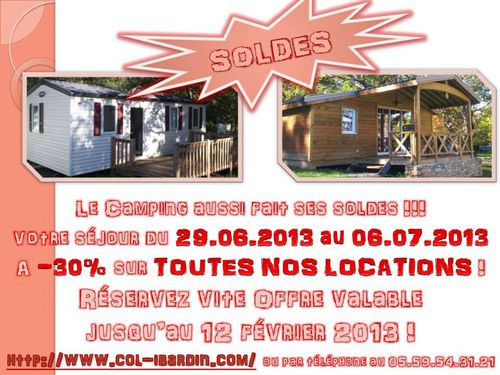 soldes camping col d ibardin pays basque