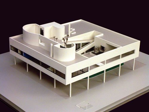 Le Corbusier Architektur-Modelle Villa Savoye 2 01