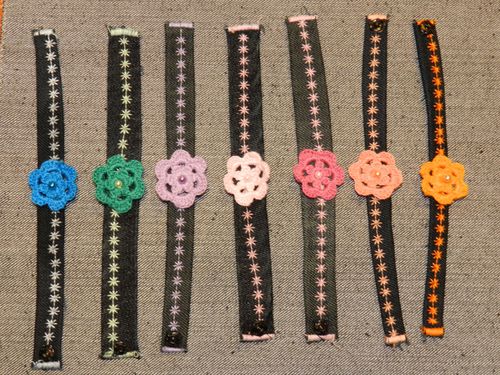 bracelets jean couleurs 2+