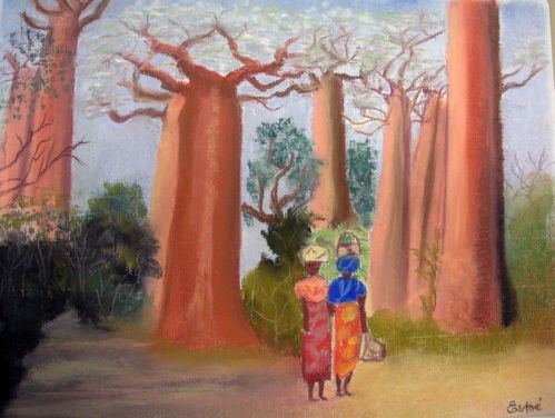 Solange.Les Baobabs