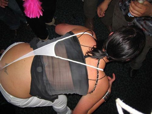 Thong wedgie Thong wedgie