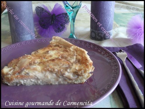 Quiche au camembert