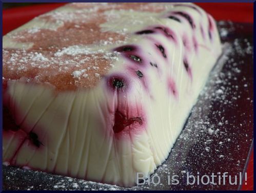 Terrine fondante fruis rouges chocolat blanc 1