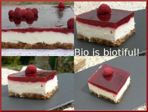 Cheesecake citron-framboises 3