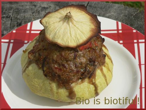 Pâtissons farcis à la viande 1