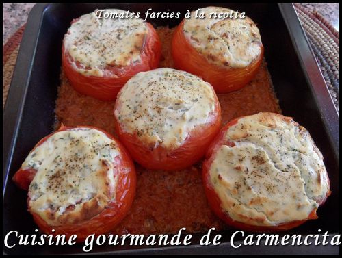 Tomates Farcies à la Ricotta-border