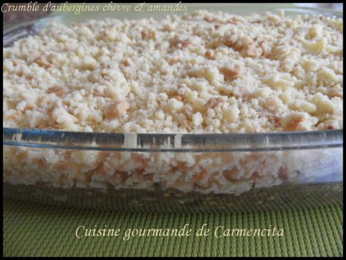 Crumble d'aubergines-chèvre & amandes 0 SAM 1714-border