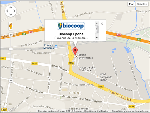 Plan acces bicoop