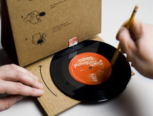 Cardboard record player 2