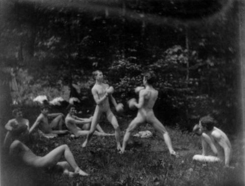 seven males nude thomas eakins