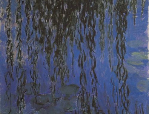 monet nympheas avec rameau de saule