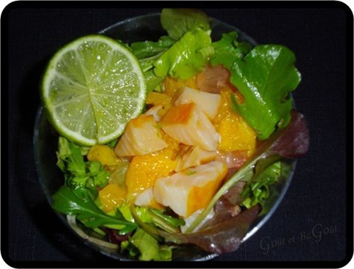 salade de haddock et agrumes