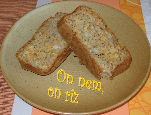Cake poisson, carottes, 4 épices4