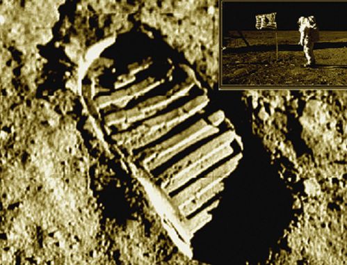 1er pas sur la lune 1969