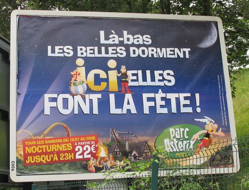 affiche Parc Astérix belles