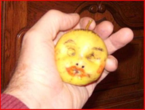 pomme drôle