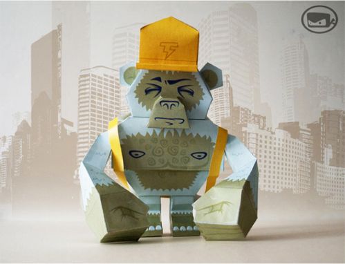 Paper Toys Yeti by T-Ninja Paper Toys Yeti by T-Ninja